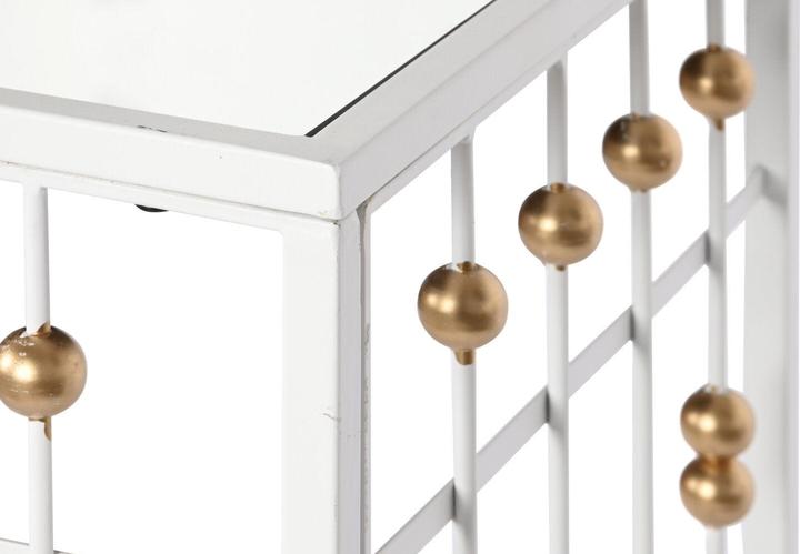 Image du produit Esprit Console Home White Golden Mirror 120 x 40 x 80 cm (120 x 40 x 80 cm)