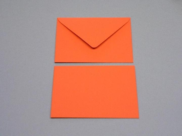 Actual product image Blanke Envelopes 110x156mm 135g/sqm gummed PU=100 pieces royal apricot (100 x)
