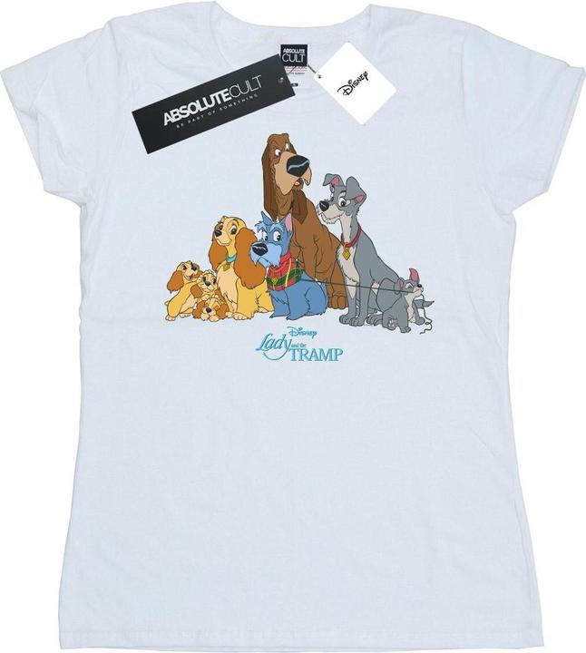 Immagine prodotto Disney Lady And The Tramp Classic Group Maglietta Donna (XXL)
