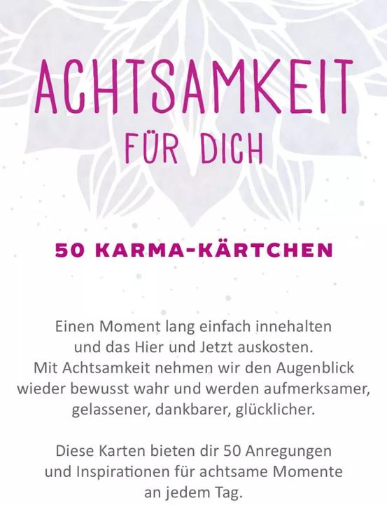 Produktbild Achtsamkeit für dich (Deutsch, 2021)