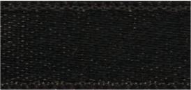 Image du produit Rayher Ruban satin, noir, 10 m