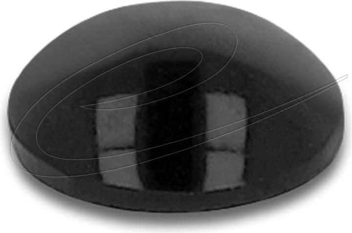 Immagine prodotto Delock piedini in gomma 8 x 3 mm tondi, autoadesivi, 70 pezzi, nero (Cursori in plastica, 70 Pezzo/i)