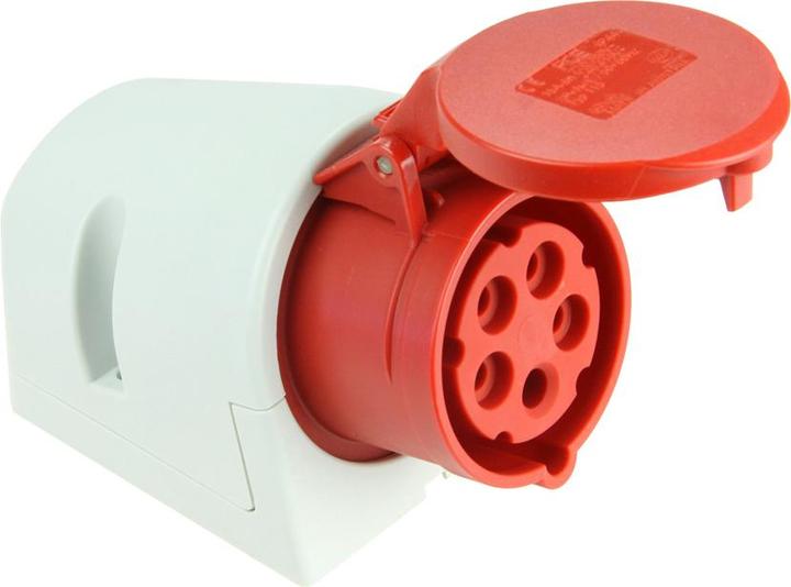 PCE 123-6 Wall socket 32A 3p 6h IP44