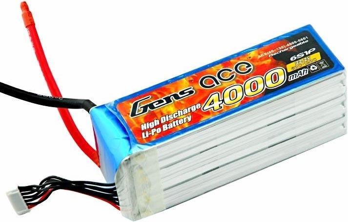 Gens Ace B-60c-4000-6s1p (22.20 V, 4000 mAh)