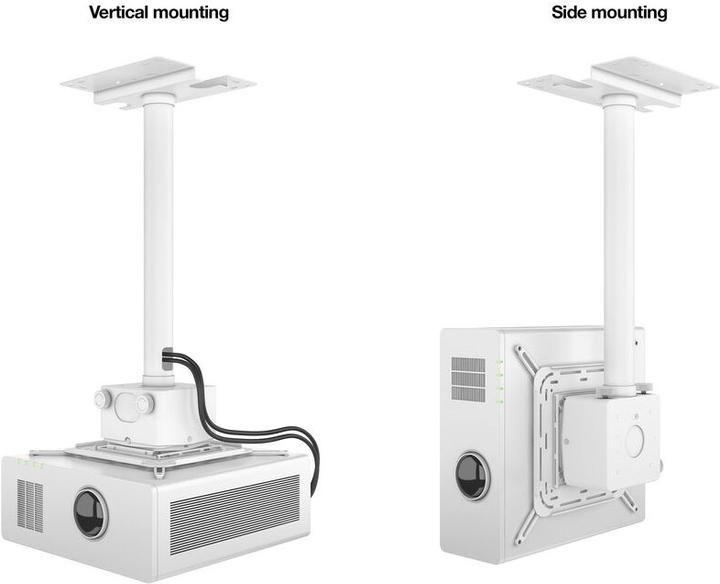 Immagine prodotto Multibrackets Staffa da soffitto per proiettore HD, metallo, capacità di carico 40kg (Soffitto)