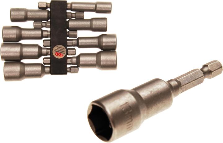 Produktbild BGS Steckschlüssel-Einsatz-Satz (8 mm, 9 mm, 11 mm, 12 mm, 13 mm, 10  mm, 6 mm, 7 mm)