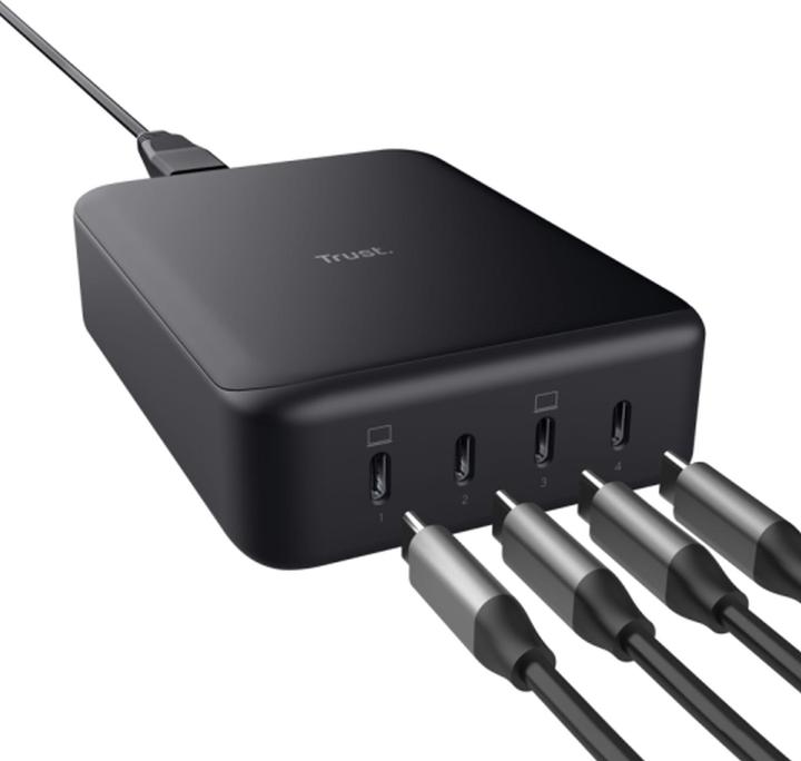 Immagine prodotto Trust Caricabatterie da tavolo MAXO 240W 4-PORT USB-C (240 W)