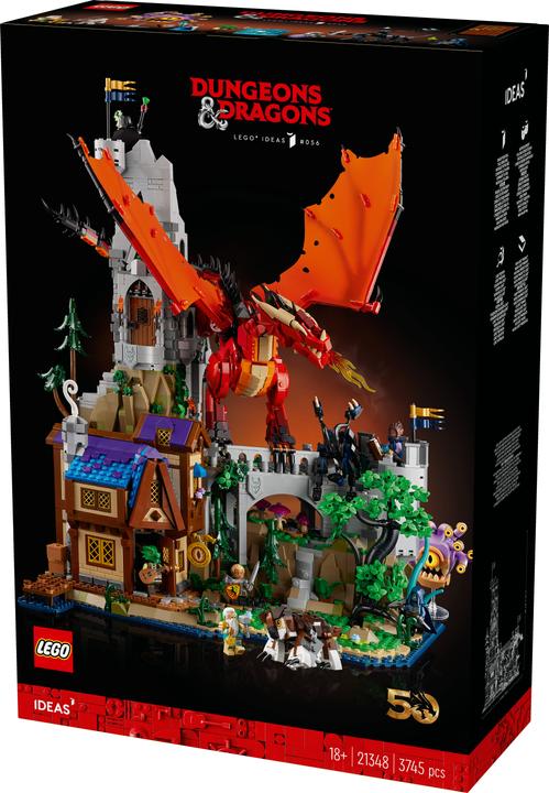 Image du produit LEGO 21348 Dungeons & Dragons : La Saga du Dragon Rouge (21348, LEGO Ideas, LEGO difficiles à trouver)