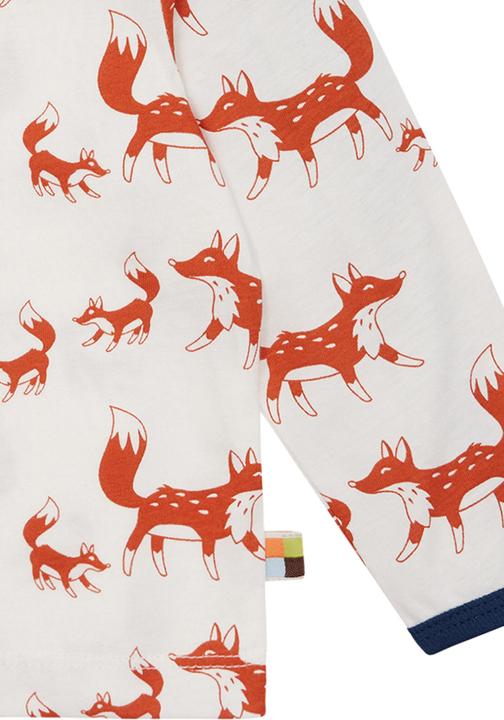 Produktbild loud + proud Shirt Druck Fuchs Terracotta (68)