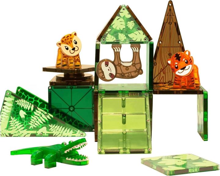Actual product image Magna-Tiles Jungle Animals Set