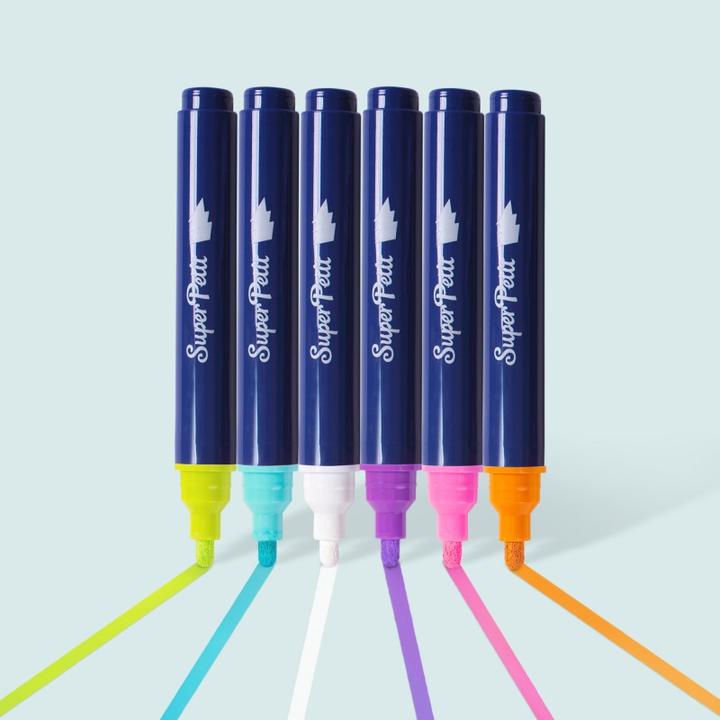 Image du produit Super Petit marqueur de fenêtre (Multicolore, 6 x)