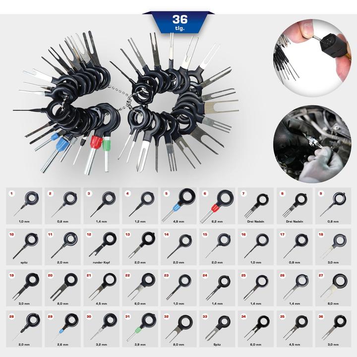 Brilliant Tools Entriegelungswerkzeug-Satz, 36-tlg KS Tools BT511230