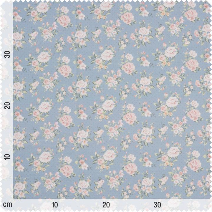 Actual product image VBS Cotton fabric "Mathilda's World" roses, 150 cm wide, by the metre