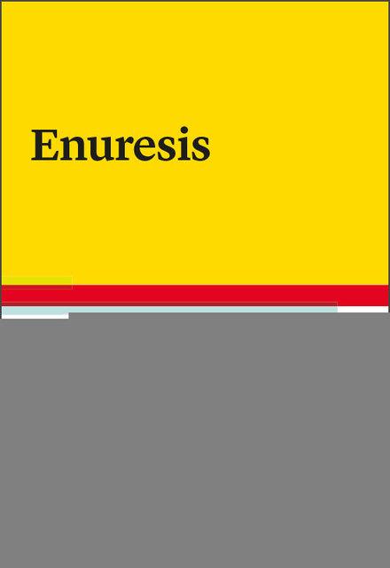 Produktbild Enuresis (Deutsch, Gontard, Alexandervon, 2018)