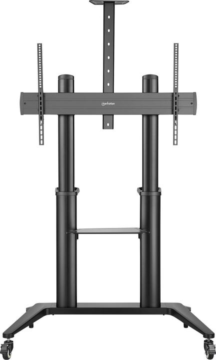 Produktbild Manhattan Aluminium Multimedia TV-Ständer auf Rollen mit extrem hoher Traglast für Grossbildschirme (120", 140 kg)