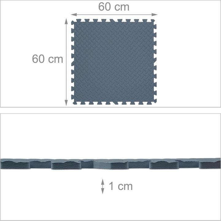 Immagine prodotto Relaxdays Tappetino di protezione del pavimento (1 cm)