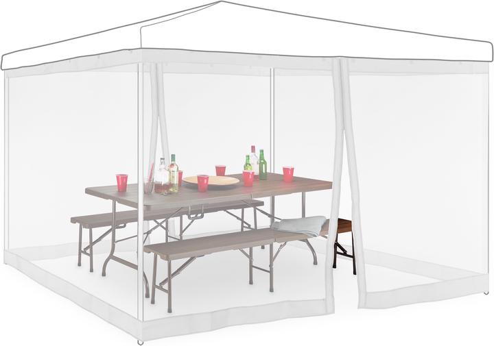 Image du produit Relaxdays Moustiquaire Pavillon (10 cm, 300 cm)
