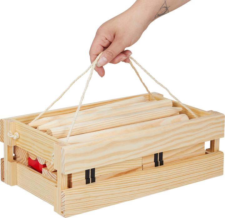 Actual product image Relaxdays Kubb game