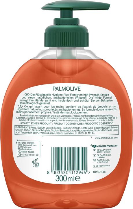 Actual product image Palmolive Hygiene Plus Family (Liquid soap, 300 ml)