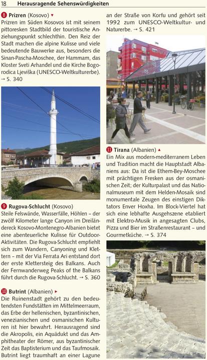 Actual product image Reiseführer Balkan (German, Martin Bock, Birgitta Gabriela Hanover Moser, Frank Dietze, Matthias Koeffler, Shkëlzen Alite, 2023)