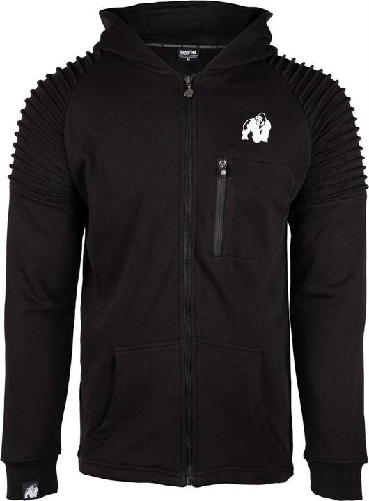 Immagine prodotto Gorilla Wear Felpa con cappuccio Delta Nero (XXL)