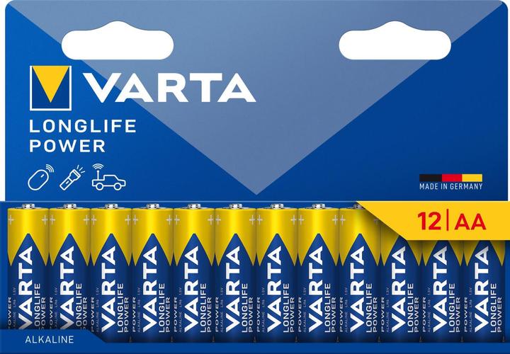 Actual product image Varta Battery LONGLIFE Power AA NEW (12 pcs., AA, 2960 mAh)