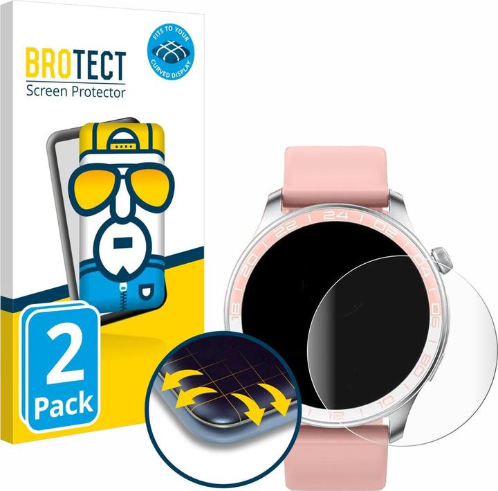 Produktbild BROTECT Fullscreen Schutzfolie Displayschutz Folie Klar Transparent
