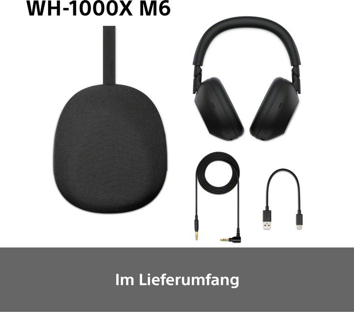 Produktbild Sony WH-1000XM6 (30 h, Kabellos, Kabelgebunden)