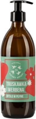 Produktbild Mydlarnia Cztery Szpaki Natürliche Flüssigseife Erdbeere und Eisenkraut 500ml Mydlarnia Czter (Flüssigseife, 500 ml)
