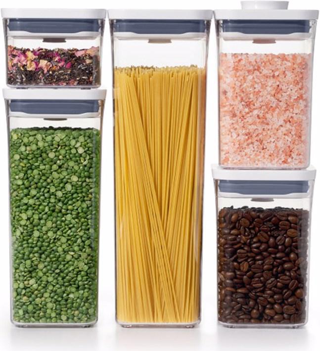 Actual product image OXO Promo GG Pop Container Set, 5pcs, 2.1L, 1.6L, 2x 1L, 0.4L (2.10 l)