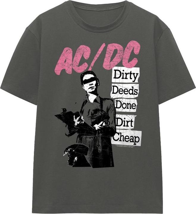 Actual product image AC/DC Unisex Adult Dirty Deeds T-Shirt (S)