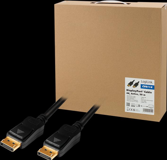 Actual product image LogiLink DisplayPort — DisplayPort (20 m, DisplayPort)