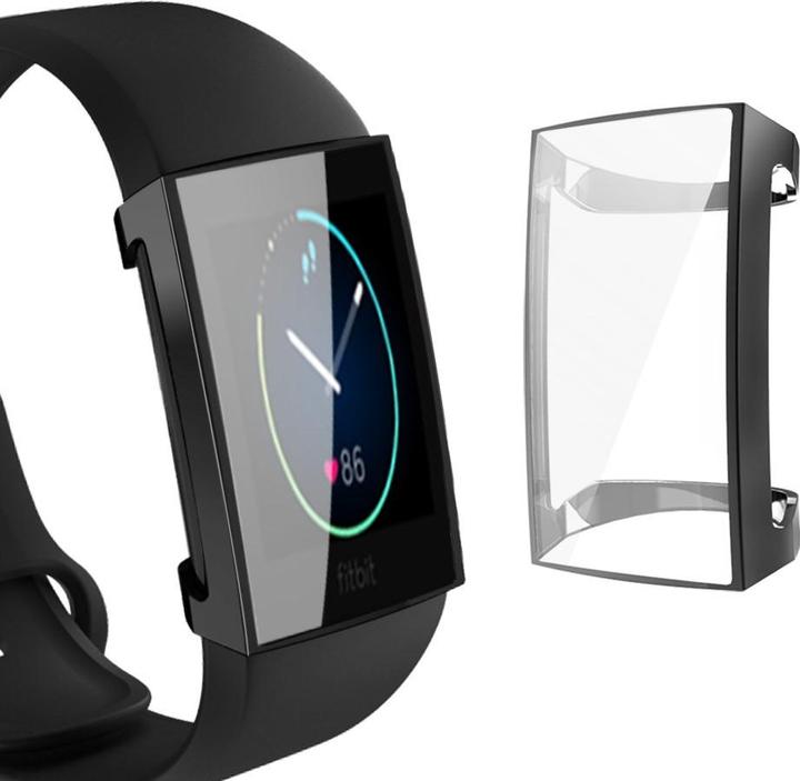 Produktbild Cover-Discount Fitbit Charge 4 - Gummi Schutz Case schwarz