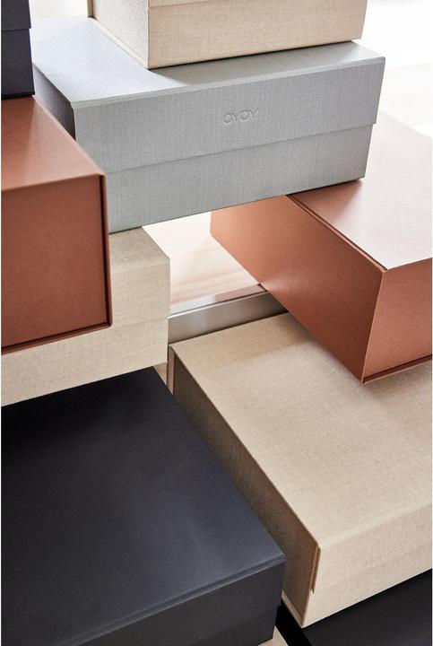 Actual product image Oyoy Storage Box Hako A4 Grey (35 x 54 cm, 1.89 l)