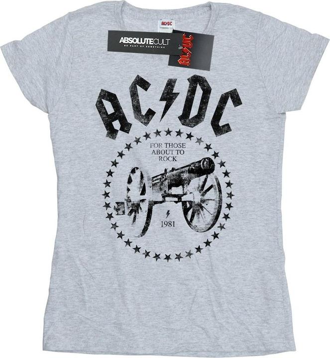 AC/DC We Salute You Cannon TShirt aus Baumwolle