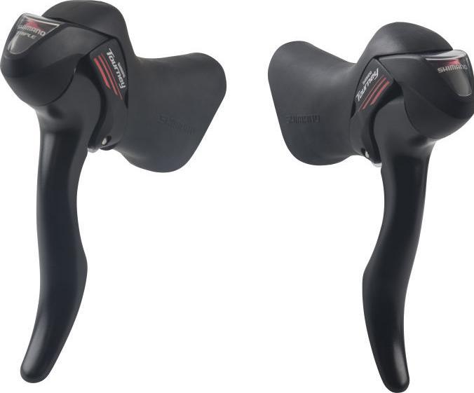 Actual product image Shimano Tourney ST-A073 shift / brake lever set Road 3x7-speed