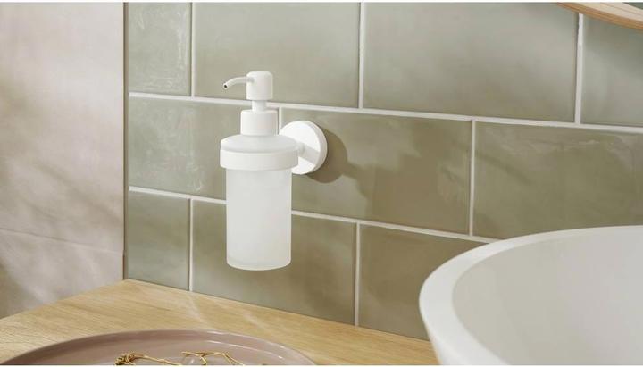 Produktbild tesa MOON WHITE Seifenspender inkl. Klebelösung ohne Bohren