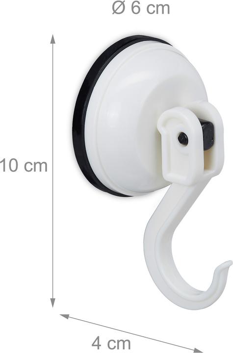 Actual product image Relaxdays Suction hook