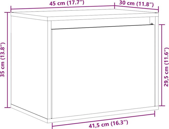 Immagine prodotto VidaXL Gaile (45 x 30 x 35 cm)