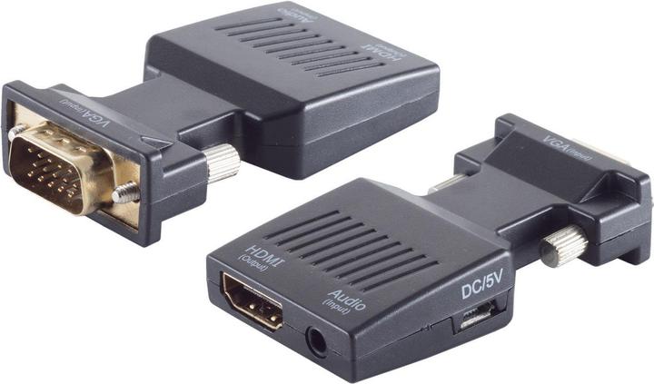Immagine prodotto Shiverpeaks SHVP BS10-01005 Adattatore da VGA maschio a HDMI femmina