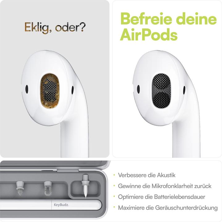 Image du produit Keybudz Kit de nettoyage AirCare 2.0 (AirPods)