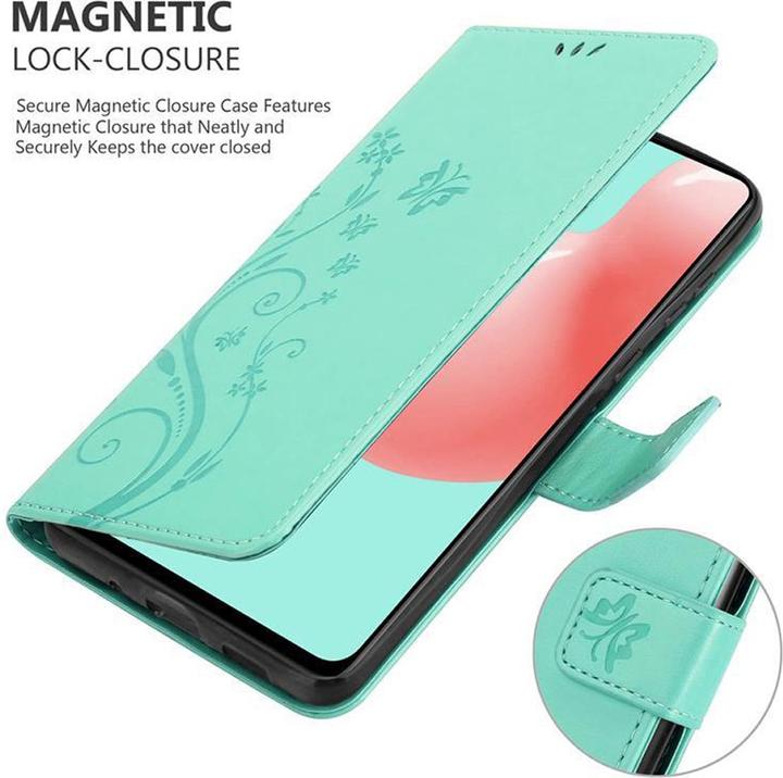 Actual product image Cadorabo Flower Book Cover (Samsung Galaxy A41)
