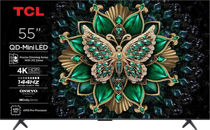 Produktbild TCL 98C6K (55", Mini-LED, 4K, 2025)