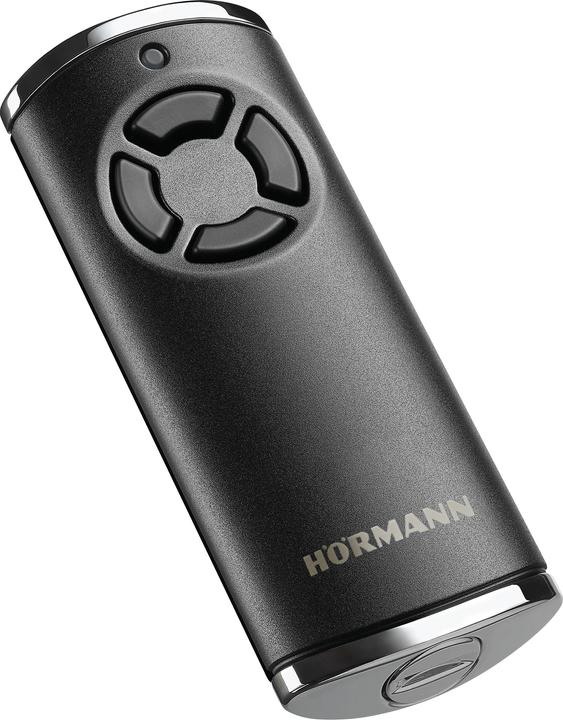 Actual product image Hörmann Hand transmitter HS4 868 MHz BiSecur 4 buttons black Garage door remote control (Handheld transmitter)