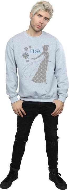 Immagine prodotto Disney Frozen Elsa Christmas Silhouette Felpa Uomo (L)