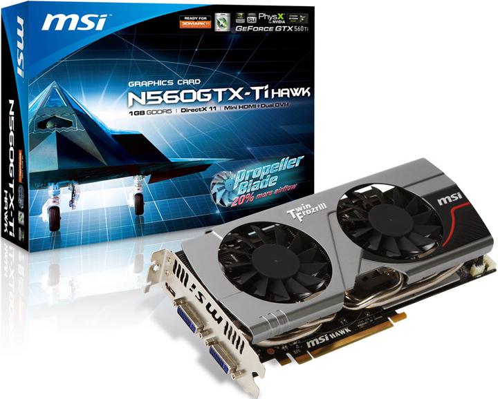 Produktbild MSI Gtx-560-Ti Hawk (1 GB)