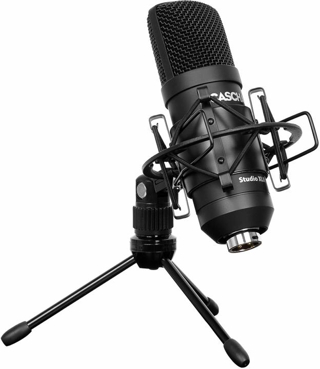 Produktbild Cascha Studio XLR Condenser Microphone Set incl shockmount table stand 25m XLR cable windshield