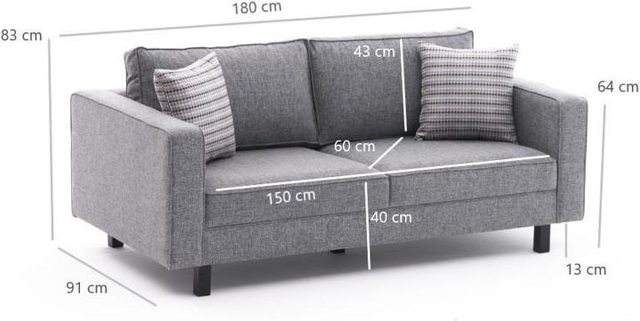 Actual product image Atelier del Sofa Jaden (2 person sofa)