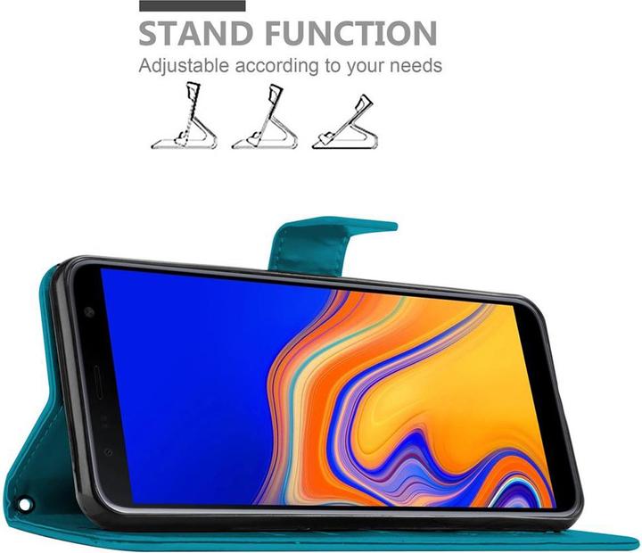 Actual product image Cadorabo Flower Book cover (Samsung Galaxy J4+)
