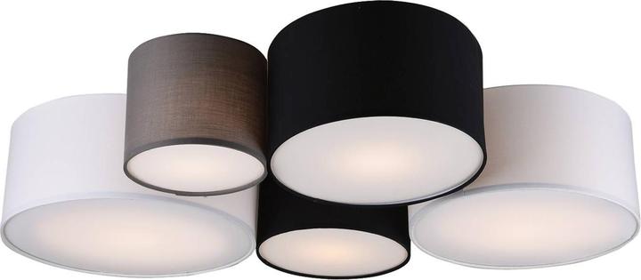 Actual product image Lindby Lettie Ceiling Lamp in Textile, 5 Flames (E27)